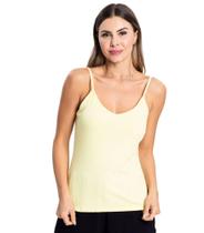 Blusa De Alça Feminina Ribana Canelada Rovitex Verde - Rovitex Básicos Blusa De Alça Feminina Ribana Canelada Rovitex Verde - Rovitex Básicos