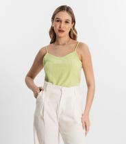 Blusa De Alças Feminina Linho Strong Endless Verde