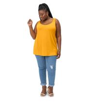 Blusa De Alças Feminina Secret Glam Com Elástico Plus Size Blusa De Alças Feminina Secret Glam Com Elástico Plus Size