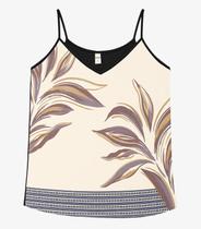 Blusa de Alças Poly Flex Ribana de Viscose Rovitex Preto Blusa de Alças Poly Flex Ribana de Viscose Rovitex Preto