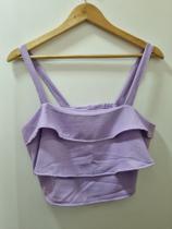 Blusa de alcinha roxa