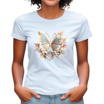 Blusa De Borboleta Feminina Tshirt Blusa Evangélica Moda Fé Blusa De Borboleta Feminina Tshirt Blusa Evangélica Moda Fé