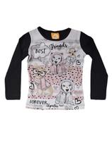 Blusa de Cotton Confortável para Bebê Feminino com Design Moderno e Tecido Suave