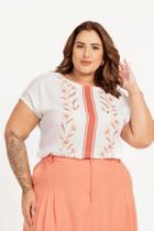 Blusa de Crepe com Estampa de Margaridas - Katarina - Capim Rosa Blusa de Crepe com Estampa de Margaridas - Katarina - Capim Rosa