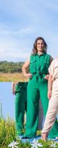 Blusa de crepe