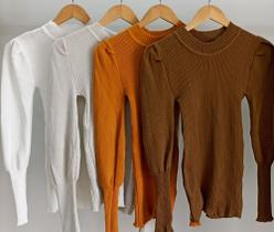 Blusa de fio 100% poliester