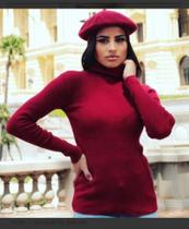 Blusa de fio gola alta