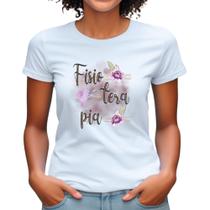 Blusa de fisioterapia camiseta feminina estilo babylook curso técnico faculdade uniforme Blusa de fisioterapia camiseta feminina estilo babylook curso técnico faculdade uniforme