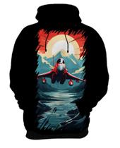 Blusa de Frio Aeronautica Caça Avião Guerra Fighter 3