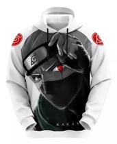 Blusa De Frio Agasalho Moletom Kakashi Mangekyou Naruto Akatsuki
