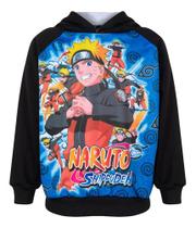 Blusa De Frio Agasalho Moletom Naruto Menino Juvenil Inverno - Megalupe