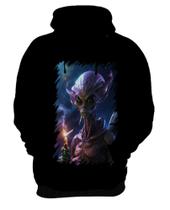 Blusa de Frio Alien ET Fumando Alienígena 4 Blusa de Frio Alien ET Fumando Alienígena 4