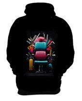 Blusa de Frio Barbeiro Barbearia Corte Tesoura 1 Blusa de Frio Barbeiro Barbearia Corte Tesoura 1