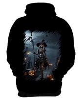 Blusa de Frio Bruxa Caveira Halloween 12