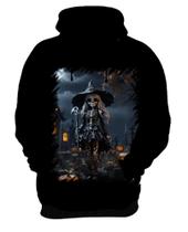 Blusa de Frio Bruxa Caveira Halloween 7