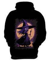 Blusa de Frio Bruxa Halloween Púrpura Festa 9