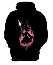 Blusa de Frio Bruxa Halloween Rosa 12