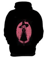 Blusa de Frio Bruxa Halloween Rosa 13