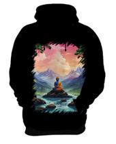 Blusa de Frio Buda Anime Desenho Budismo Buda 5 Blusa de Frio Buda Anime Desenho Budismo Buda 5
