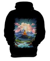 Blusa de Frio Buda Anime Desenho Budismo Buda 7 Blusa de Frio Buda Anime Desenho Budismo Buda 7