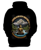 Blusa de Frio Buda Logo Budismo Buda Religião 1 Blusa de Frio Buda Logo Budismo Buda Religião 1