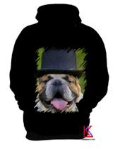 Blusa de Frio Bulldog de Cartola Cachorro Fofo Dog 1
