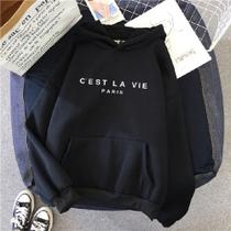 Blusa De Frio C'Est La Vie Paris Unissex Moletom