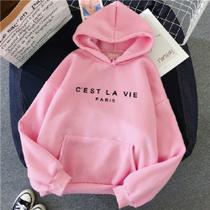 Blusa De Frio C'Est La Vie Paris Unissex Moletom