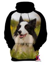 Blusa de Frio Cachorro Border Collie Dog Amigo Fofo 2