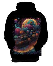 Blusa de Frio Cacofonia Psicodélica Colorida 2
