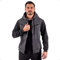 Blusa De Frio Casaco Com Ziper E Capuz Moletom Unissex Blusa De Frio Casaco Com Ziper E Capuz Moletom Unissex