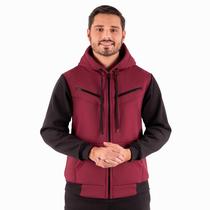 Blusa De Frio Casaco Com Ziper E Capuz Moletom Unissex
