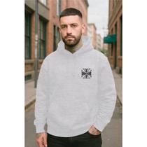 Blusa De Frio Casaco Inverno Estampado Unissex Flanelado West Streetwear Algodão Premium Lançamento Blusa De Frio Casaco Inverno Estampado Unissex Flanelado West Streetwear Algodão Premium Lançamento