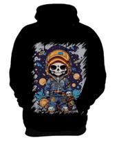 Blusa de Frio Caveira Infantil Estilosa Unif 1
