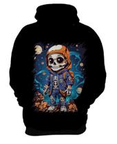 Blusa de Frio Caveira Infantil Estilosa Unif 3