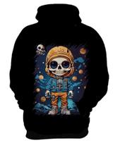 Blusa de Frio Caveira Infantil Estilosa Unif 4