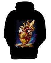 Blusa de Frio Coração de Ouro Líquido Gold Heart 2