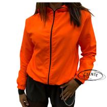 Blusa de Frio Corta Vento Ferminina Agasalho Jaqueta Neon Tendencia Blogueira Tik Tok Ultra-leve