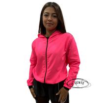 Blusa de Frio Corta Vento Ferminina Agasalho Jaqueta Neon Tendencia Blogueira Tik Tok Ultra-leve