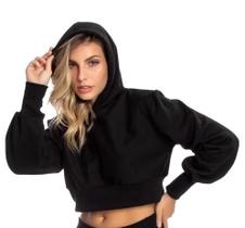 Blusa de Frio Cropped de Moleton Modalo BlogueirinhA