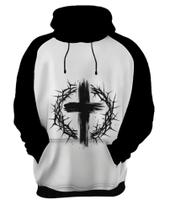 Blusa de Frio Cruz Cristã Jesus Cristo Espinhos 3