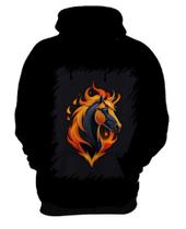 Blusa de Frio de Cavalo Flamejante Fire Horse 1 Blusa de Frio de Cavalo Flamejante Fire Horse 1