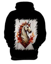Blusa de Frio de Cavalo Flamejante Fire Horse 2 Blusa de Frio de Cavalo Flamejante Fire Horse 2