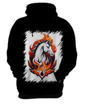 Blusa de Frio de Cavalo Flamejante Fire Horse 7 Blusa de Frio de Cavalo Flamejante Fire Horse 7