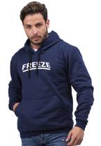 Blusa de frio de Moletom com capuz Masculina personalizada Freeze flanelada casual Blusa de frio de Moletom com capuz Masculina personalizada Freeze flanelada casual