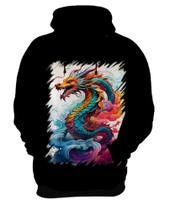 Blusa de Frio Dragão Chinês Lendário Mito 7 Blusa de Frio Dragão Chinês Lendário Mito 7