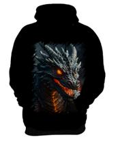 Blusa de Frio Dragão Dragon Chamas Infernal Fogo 5