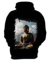 Blusa de Frio Estátua de Buda Iluminado Religião 11 Blusa de Frio Estátua de Buda Iluminado Religião 11