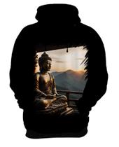 Blusa de Frio Estátua de Buda Iluminado Religião 15
