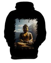 Blusa de Frio Estátua de Buda Iluminado Religião 2 Blusa de Frio Estátua de Buda Iluminado Religião 2